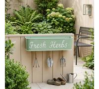 Garden Greatness Green Fresh Herbs Garden Sign | Size: 1 Pack Garden Greatness Green 1 Pack