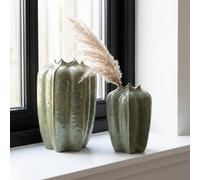 Garden Greatness Green Seed Pod Bud Vase Duo Decor