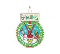 Garden Greatness Grinch Advent Countdown Hanging Wall Plaque | Size: 1 Pack Garden Greatness Multicolor 1 Pack