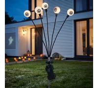 Garden Greatness Halloween Five Eyeball Spooky Stake Light | Size: 5 Pack Garden Greatness Multicolor 5 Pack