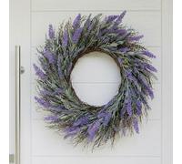 Garden Greatness Hanging Artificial Lavender Door Wreath