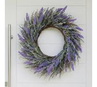 Garden Greatness Hanging Artificial Lavender Door Wreath | Size: 1 Pack Garden Greatness Lavender 1 Pack