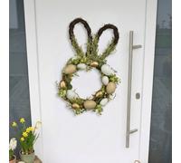 Garden Greatness Hanging Golden Eggs Bunny Wreath | Size: 1 Pack Garden Greatness Multicolor 1 Pack