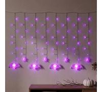 Garden Greatness Hanging Haunted Led Bat Curtain Light