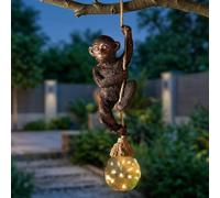 Garden Greatness Hanging Monkey Rope Solar Light | Size: 1 Pack Garden Greatness Multicolor 1 Pack