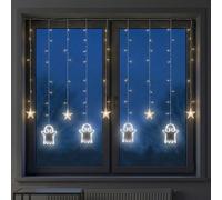 Garden Greatness Hanging Spooky Ghost Curtain String Lights