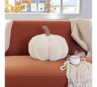Garden Greatness Harvest Autumnal Pumpkin Cushion in White | Size: 1 Pack Garden Greatness White 1 Pack