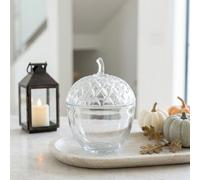 Garden Greatness Harvest Edit Glass Acorn Tabletop Display Pot
