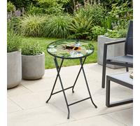 Garden Greatness Haxton Bumble Bee Glass Garden Table | Size: 1 Pack Garden Greatness Multicolor 1 Pack