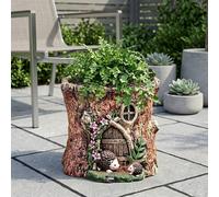 Garden Greatness Hedgehog Woodland Door Garden Planter Pot in Brown | Size: 1 Pack Garden Greatness Brown 1 Pack