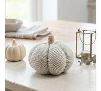 Garden Greatness Herringbone Textured Pumpkin Ornament