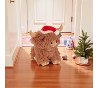 Garden Greatness Highland Cow Christmas Doorstop Decoration in Brown | Size: 1 Pack Garden Greatness Brown 1 Pack