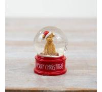 Garden Greatness Highland Cow Christmas Snowglobe in Brown | Size: 1 Pack Garden Greatness Brown 1 Pack