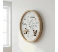 Garden Greatness Highland Cow Home Wall Clock Decor