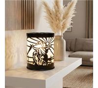 Garden Greatness Highland Cow Illuminated Aroma Burner in Black | Size: 1 Pack Garden Greatness Black 1 Pack