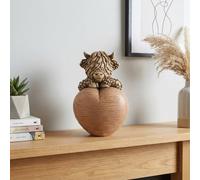 Garden Greatness Highland Cow Wooden Heart Ornament | Size: 1 Pack Garden Greatness Multicolor 1 Pack