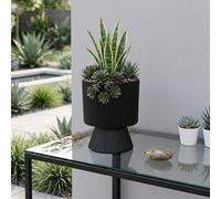 Garden Greatness Hortus Oslo Urban Ribbed Planter Pot Garden Greatness Multicolor