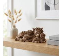 Garden Greatness Hughie Highland Cow Lying Babies | Size: 1 Pack Garden Greatness Multicolor 1 Pack