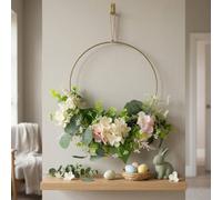 Garden Greatness Hydrangea Spring Floral Hoop Wreath