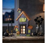 Garden Greatness Illuminated Haunted LED Pumpkin House Garden Greatness Multicolor