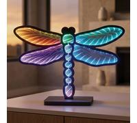 Garden Greatness Infinity Dragonfly LED Table Top Display Light Garden Greatness Multicolor