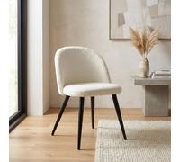 Garden Greatness Ingrid Natural Boucle Fabric Chair in Off-White | Size: 1 Pack Garden Greatness Off-White 1 Pack