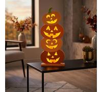 Garden Greatness Inlit Pumpkin Stack-O'-Lanterns Led Decor