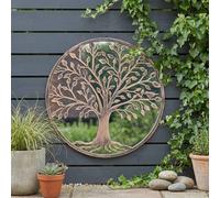 Garden Greatness Large Tree Of Life Garden Mirror Garden Greatness Multicolor