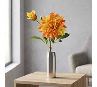 Garden Greatness Lifelike Artificial Dahlia Flower Stem in Orange | Size: 1 Pack Garden Greatness Orange 1 Pack