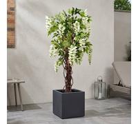 Garden Greatness Lifelike Cream Wisteria Potted Tree Garden Greatness Cream