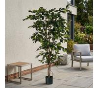 Garden Greatness Lifelike Green Fiscus Potted Tree Garden Greatness Green