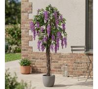 Garden Greatness Lifelike Purple Wisteria Potted Tree Garden Greatness Purple