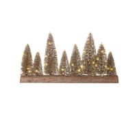 Garden Greatness Light Up Brown Fir Tree Forest Decoration | Size: 1 Pack Garden Greatness Brown 1 Pack