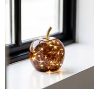 Garden Greatness Light Up Tortoiseshell Apple Decor in Brown | Size: 1 Pack Garden Greatness Brown 1 Pack