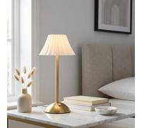 Garden Greatness Luna Luxe LED Touch Table Lamp in Beige Garden Greatness Beige