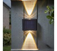 Garden Greatness Lunaria 2-Way Wall Fence Post Light