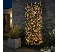 Garden Greatness Lunaria Blush Blossom Trellis Solar Light