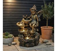 Garden Greatness Lunaria Bronze Fairy Water Feature | Size: 1 Pack Garden Greatness Multicolor 1 Pack