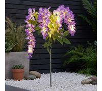 Garden Greatness Lunaria Draping Wisteria Solar Stake Light
