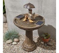Garden Greatness Lunaria Duck Family Water Feature Fountain