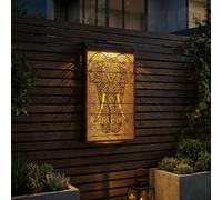Garden Greatness Lunaria Elephant Solar Panel Wall Art | Size: 1 Pack Garden Greatness Multicolor 1 Pack
