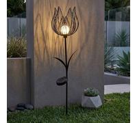 Garden Greatness Lunaria Floral Urban Solar Garden Stake Light Garden Greatness Multicolor