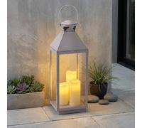 Garden Greatness Lunaria Oslo Flickering Candle Lantern | Size: 1 Pack Garden Greatness Multicolor 1 Pack