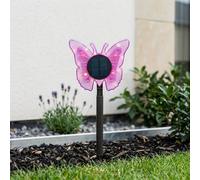 Garden Greatness Lunaria Peony Solar Butterfly Garden Stake Garden Greatness Multicolor