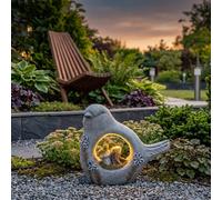 Garden Greatness Lunaria Robin Garden Solar Light | Size: 1 Pack Garden Greatness Multicolor 1 Pack