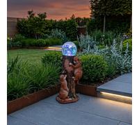 Garden Greatness Lunaria Solar Meerkat Colour Changing Light | Size: 1 Pack Garden Greatness Multicolor 1 Pack