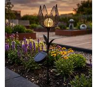 Garden Greatness Lunaria Urban Solar Flower Garden Stake Light | Size: 1 Pack Garden Greatness Multicolor 1 Pack