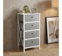 Garden Greatness Maison Folding 4 Drawer Storage Unit in Grey Garden Greatness Grey