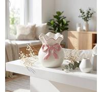 Garden Greatness Maison Pink Bow Oil Wax Burner | Size: 1 Pack Garden Greatness Pink 1 Pack