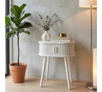 Garden Greatness Maison Ribbed Sand Bedside Table